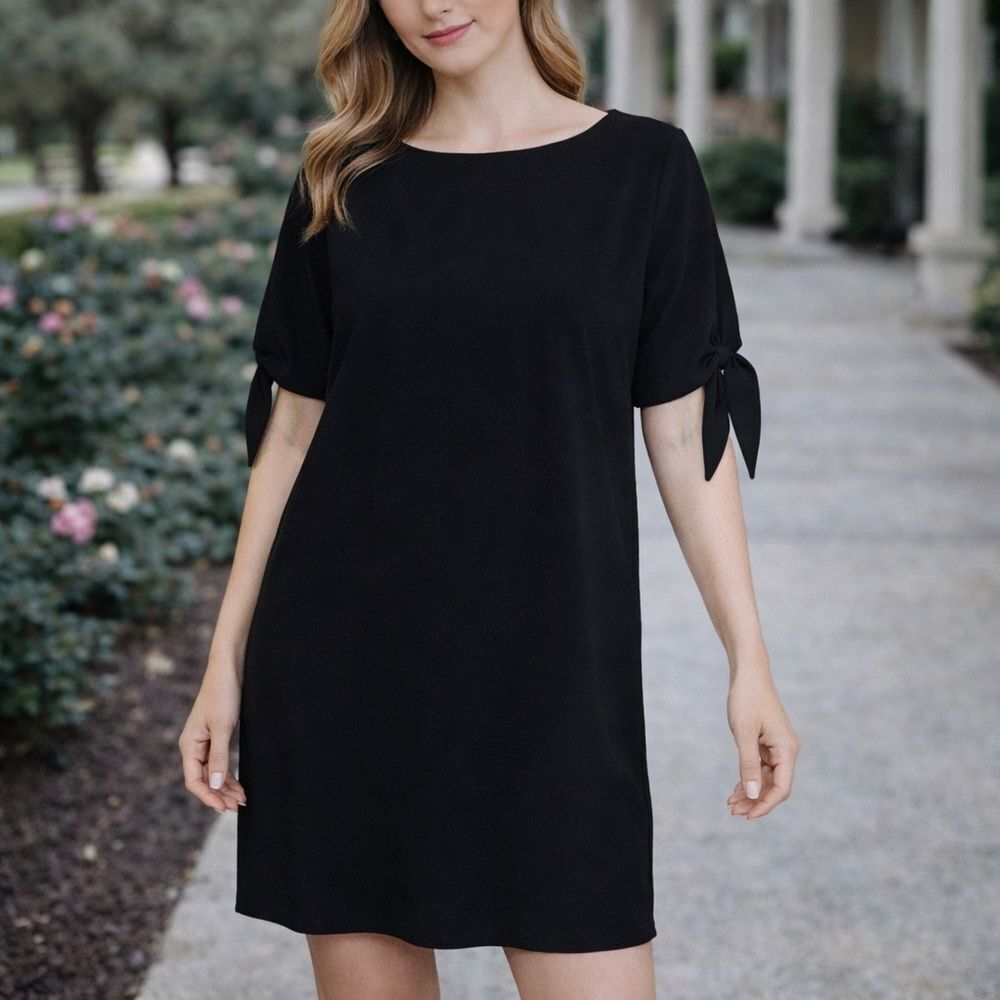 Vince Camuto Open Shoulder Little Black Dress